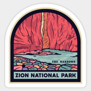 Zion National Park - The Narrows Sticker